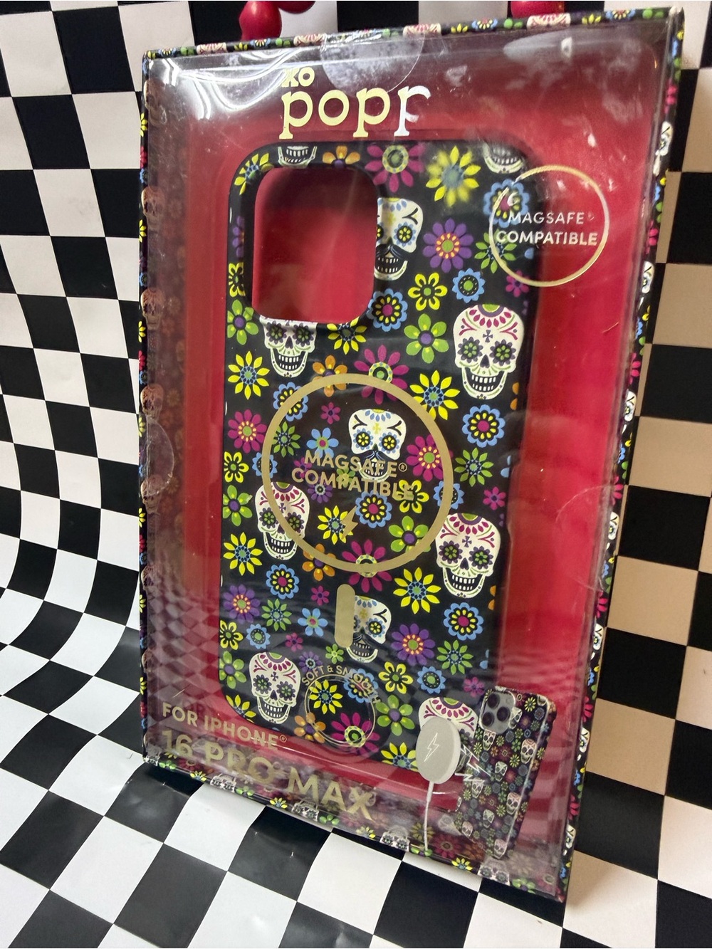 iPhone 16 Pro Max Candy Skull Case